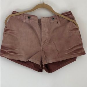 Salmon Free People Button Shorts